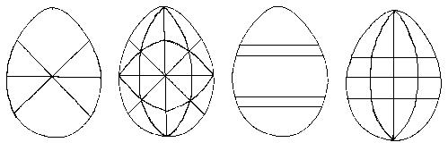 Traditional Ukranian eggs patterns